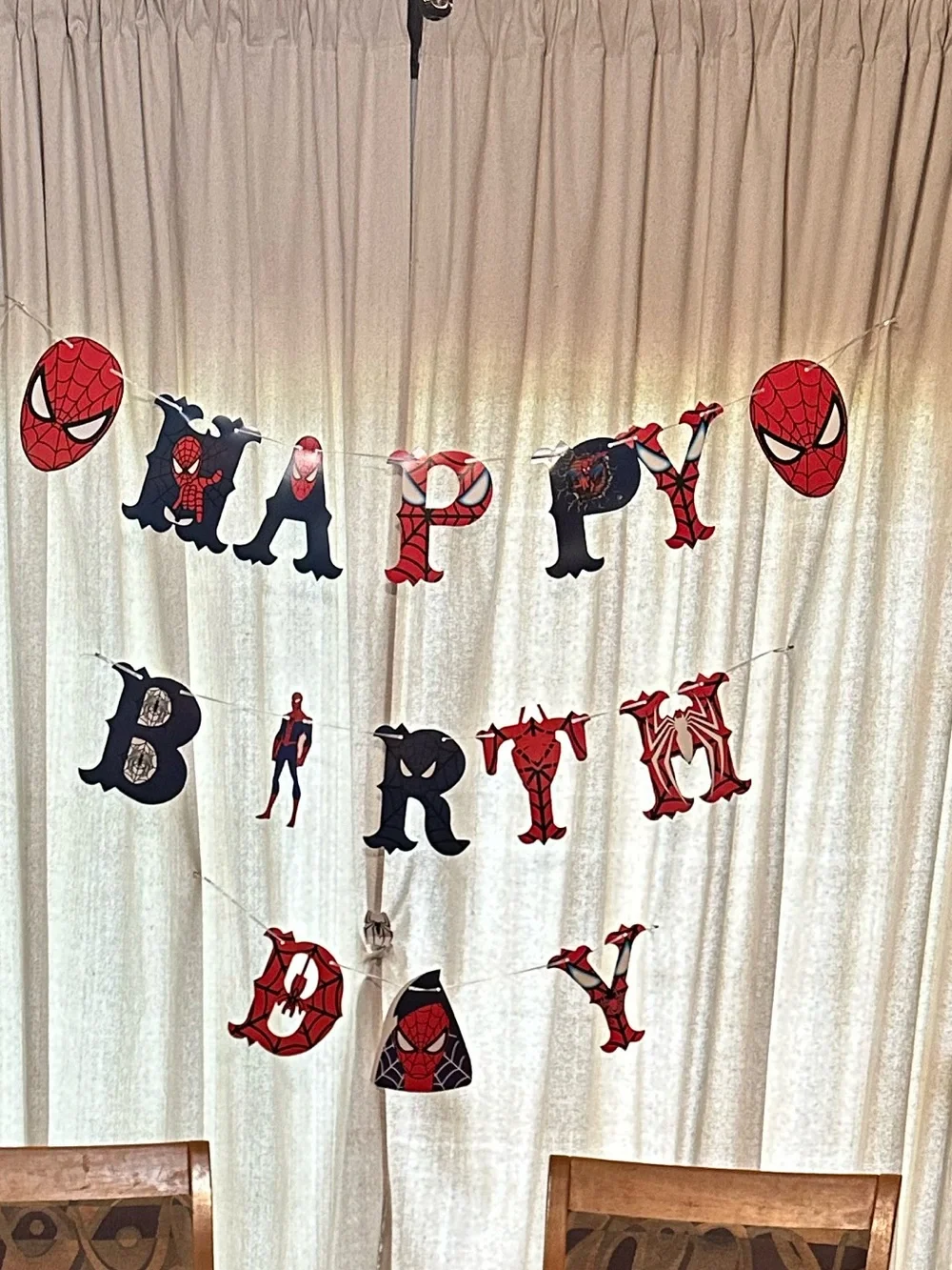 Spiderman themed party